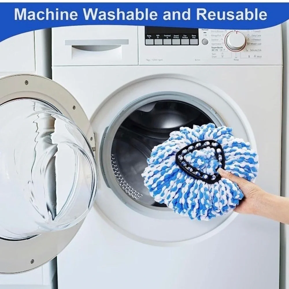 New 3 Pack Mop Head Replacement for O Cedar Rinse Clean Mop Replace Head, Spin M